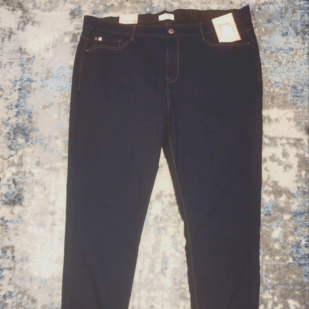 Curve Appeal Plus Size 20w Concealed Comfort Blue Jeans